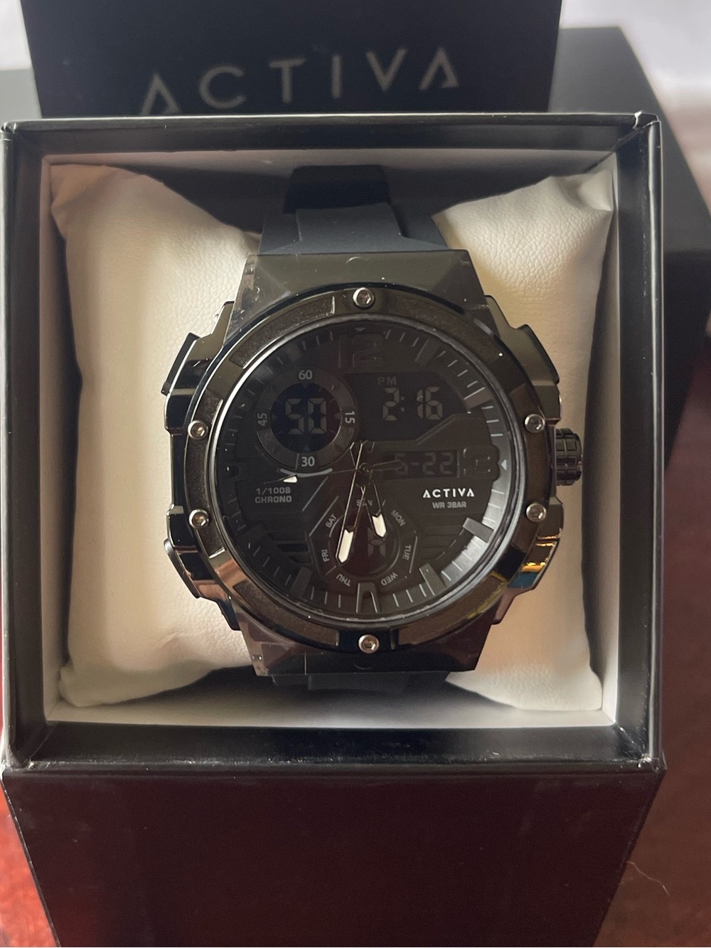 Activa Virtux X Invicta Digital Men's Watch - 51mm. Black (ACW8118-003)